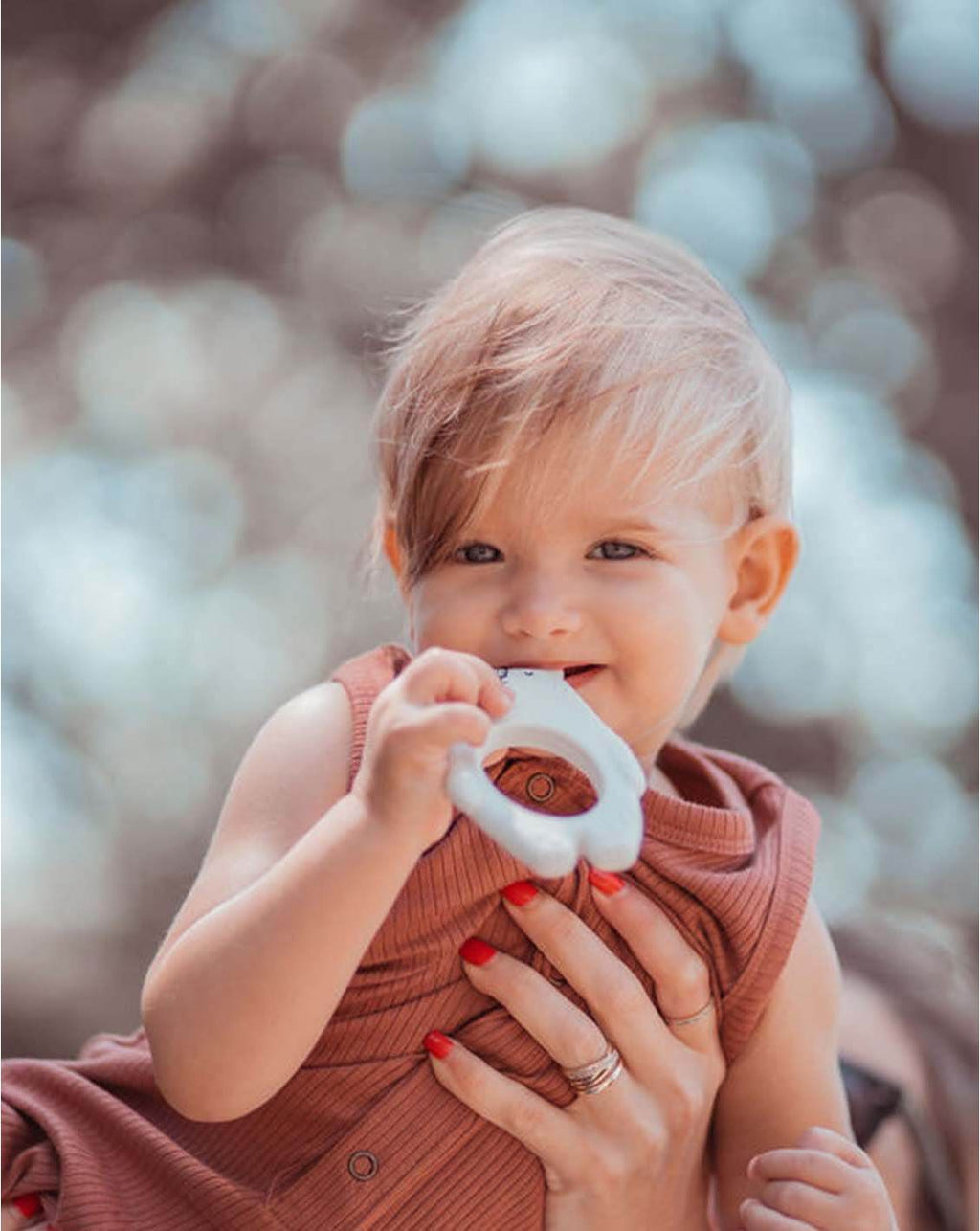 ROUND SILICONE TEETHER