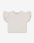 Shirt With Embroidered Lace Sleeves H22