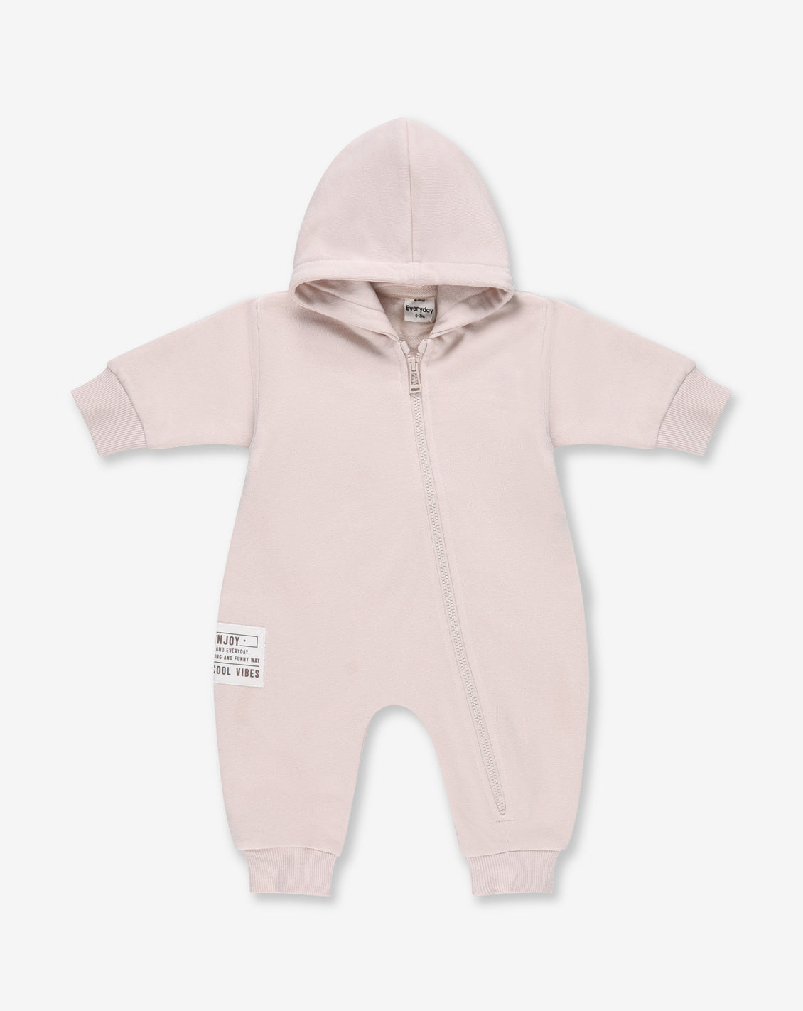 Hooded Overall With Zipper FB3