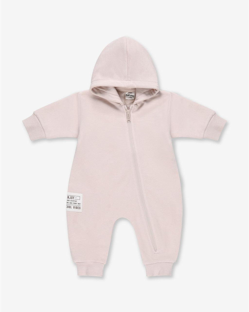 Hooded Overall With Zipper FB4