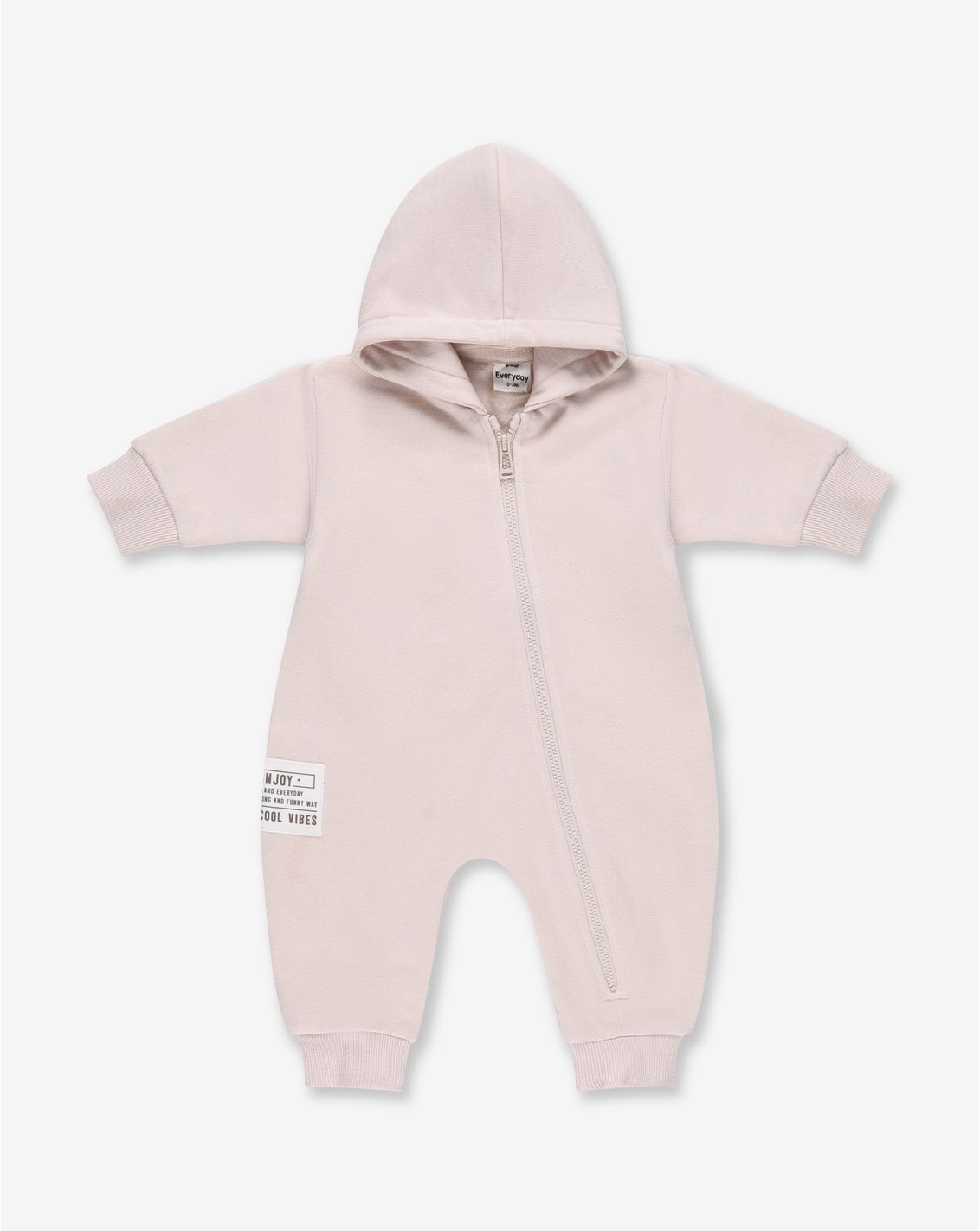 Hooded Overall With Zipper FB4