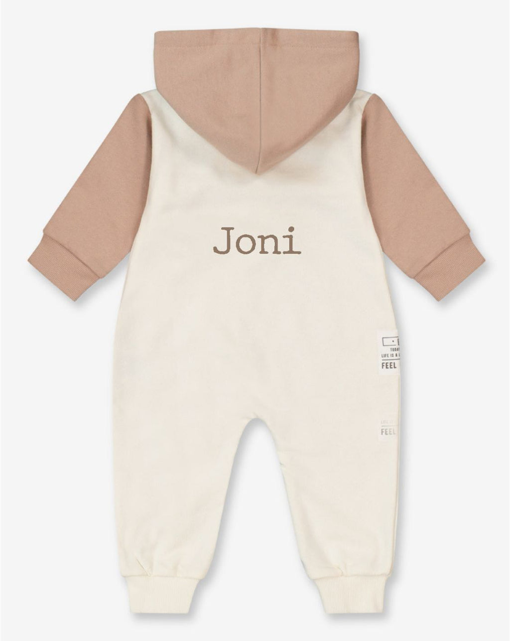 Hooded Overall With Zipper FB4