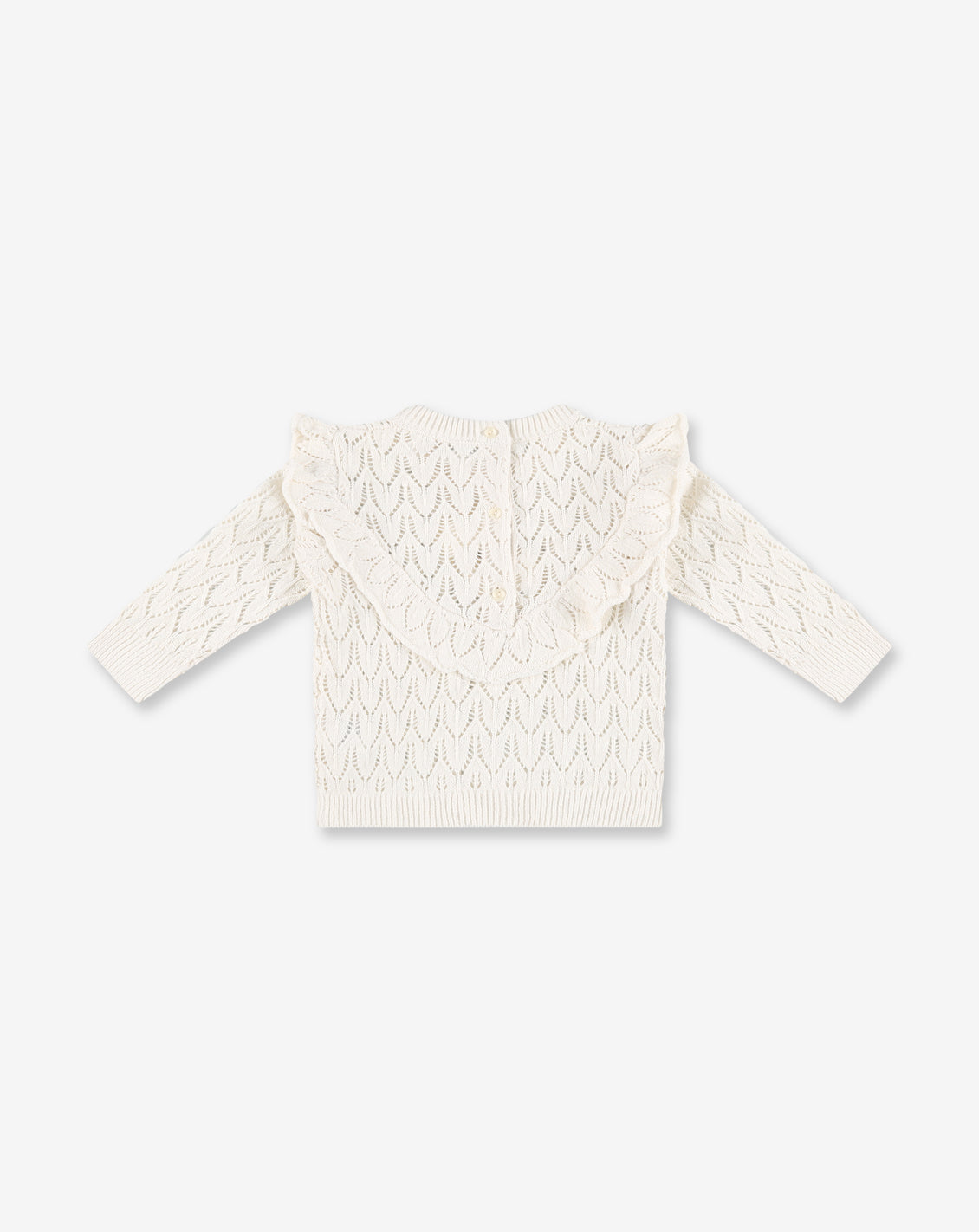 Girls Sweater With Ruffles S5