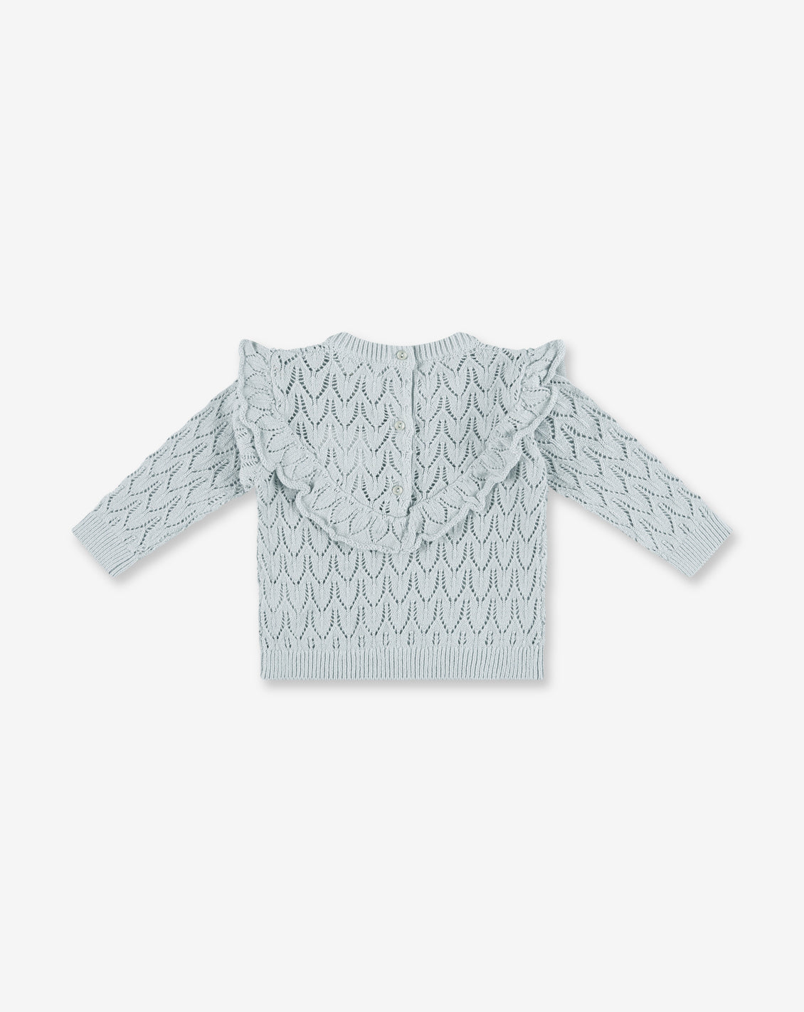 Girls Sweater With Ruffles S5