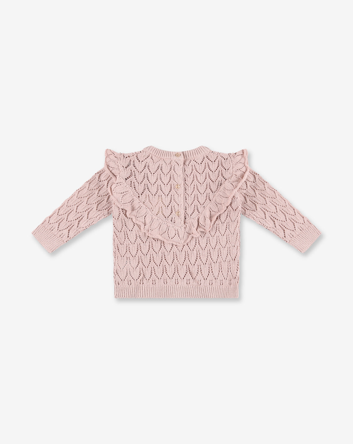 Girls Sweater With Ruffles S5