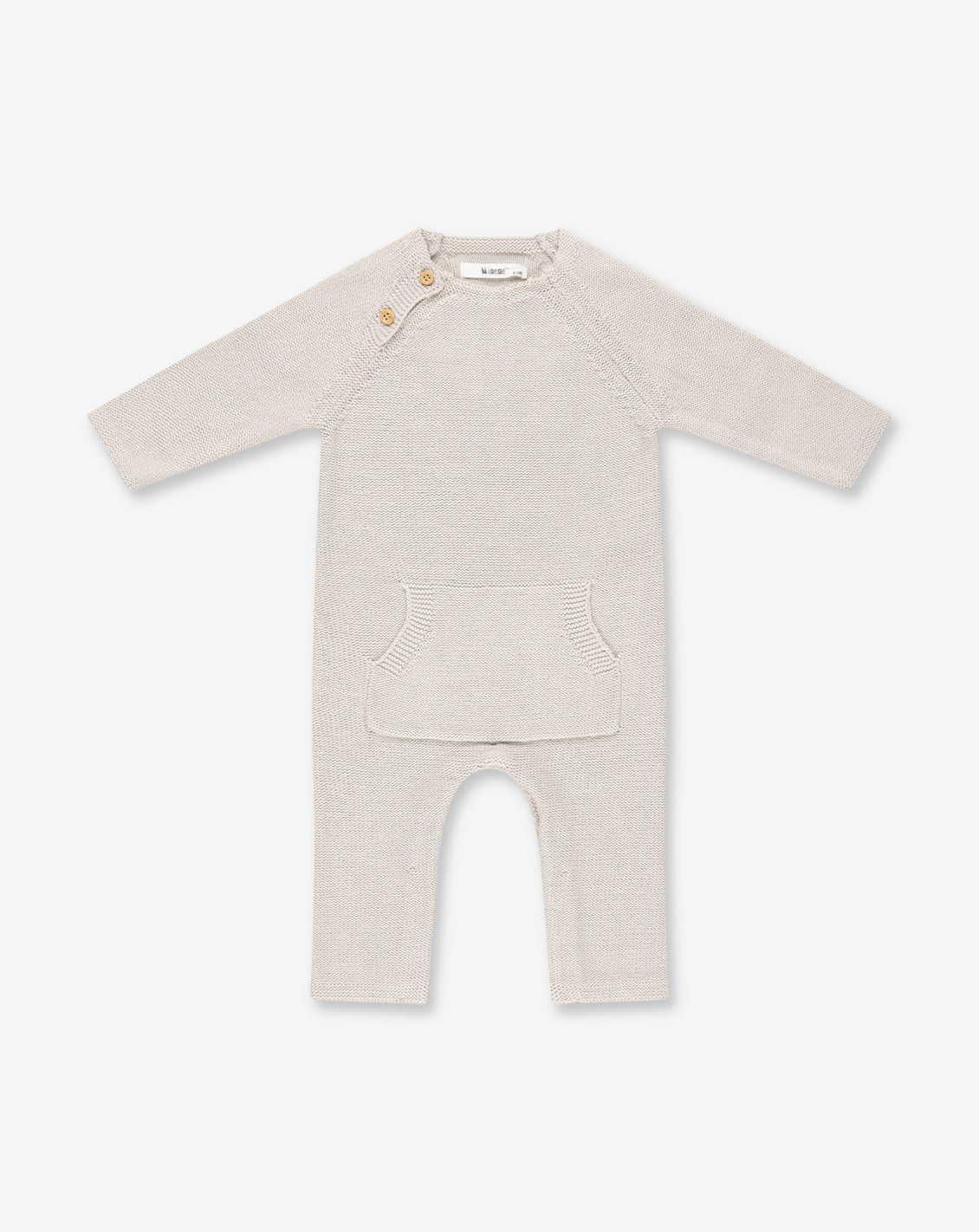 Knitted Overall With Pocket S24