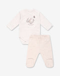 Flannel Bodysuit & Tights Set C1