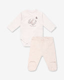 Flannel Bodysuit & Tights Set C1