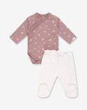 Flannel Bodysuit & Tights Set C1