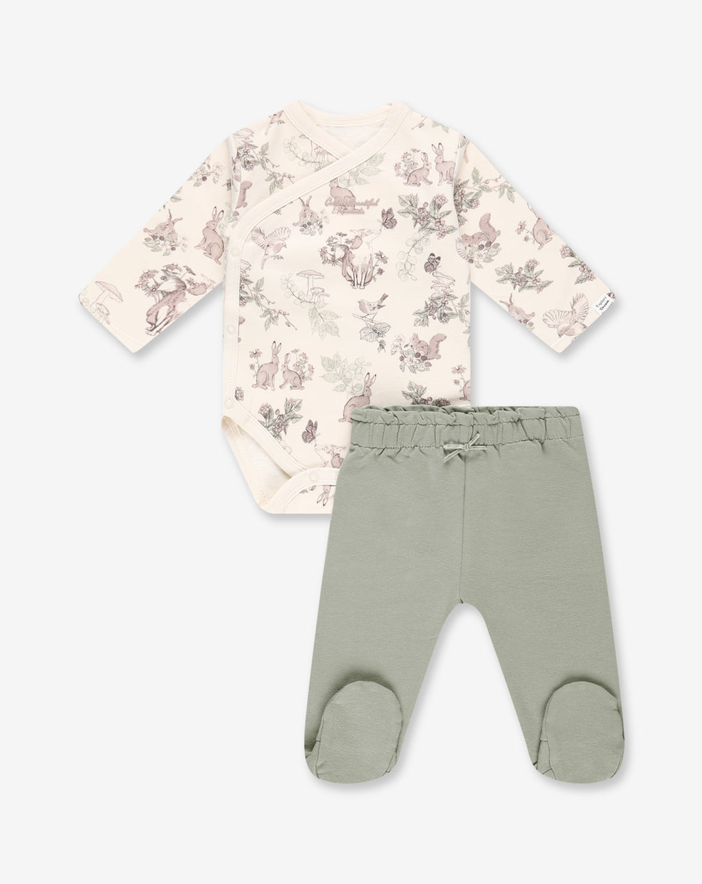 Flannel Bodysuit & Tights Set C5