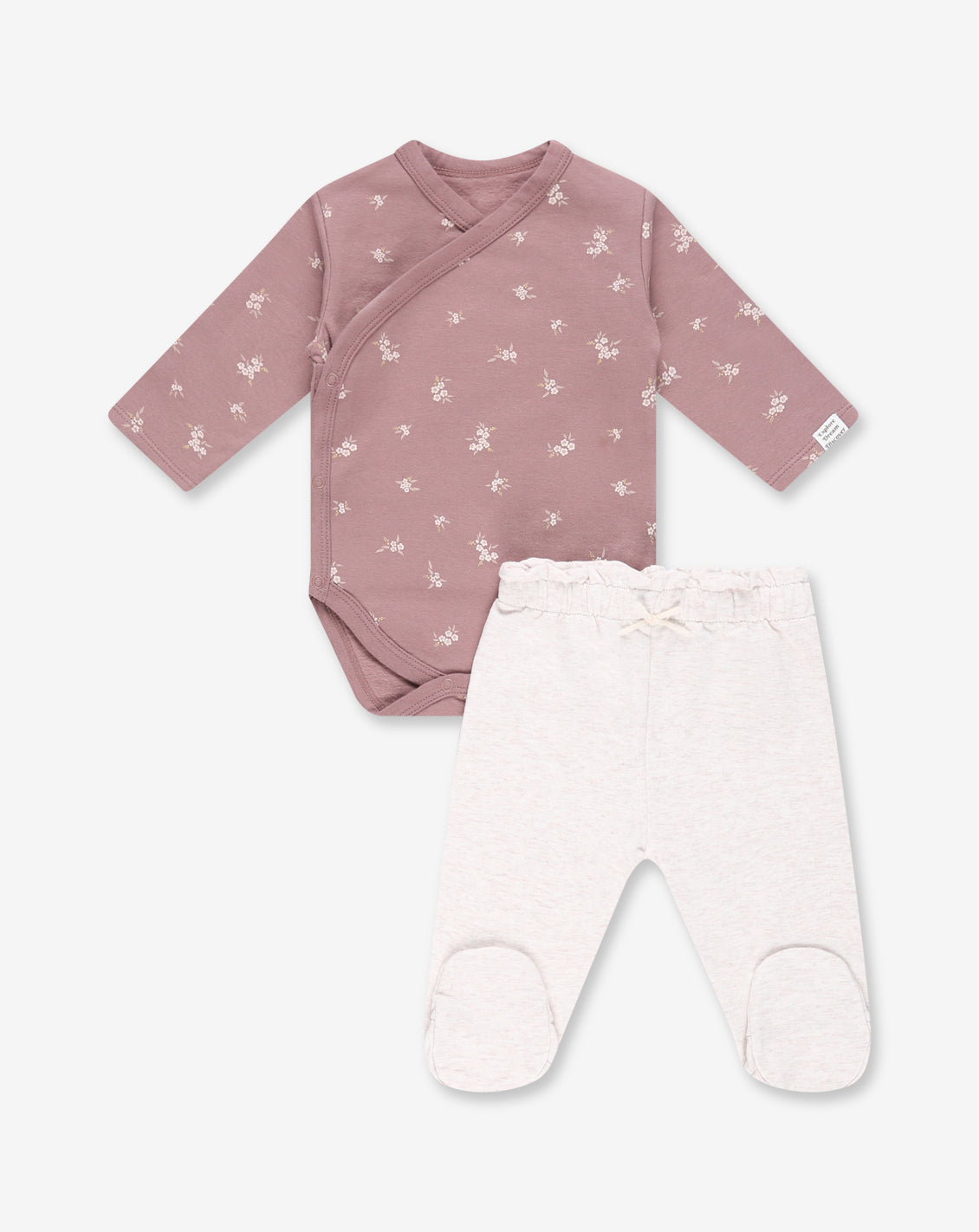 Flannel Bodysuit & Tights Set C5