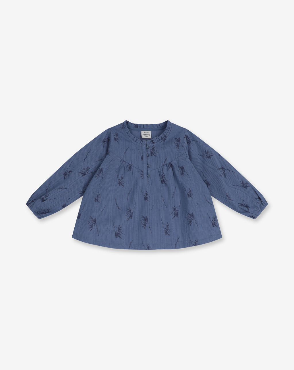 Woven Shirt With Gathers And Buttons A17