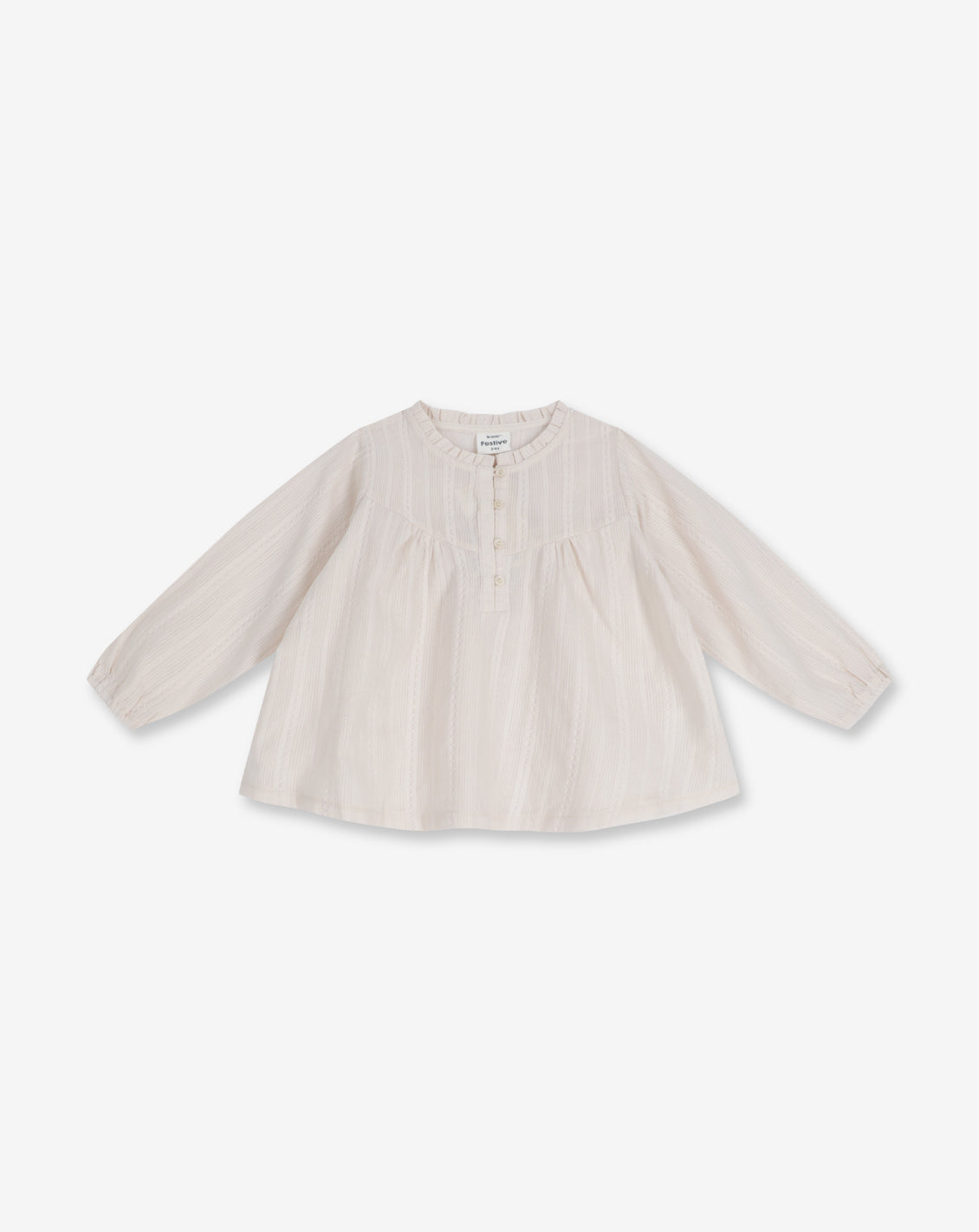 Woven Shirt With Gathers And Buttons A17