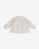Woven Shirt With Gathers And Buttons A17