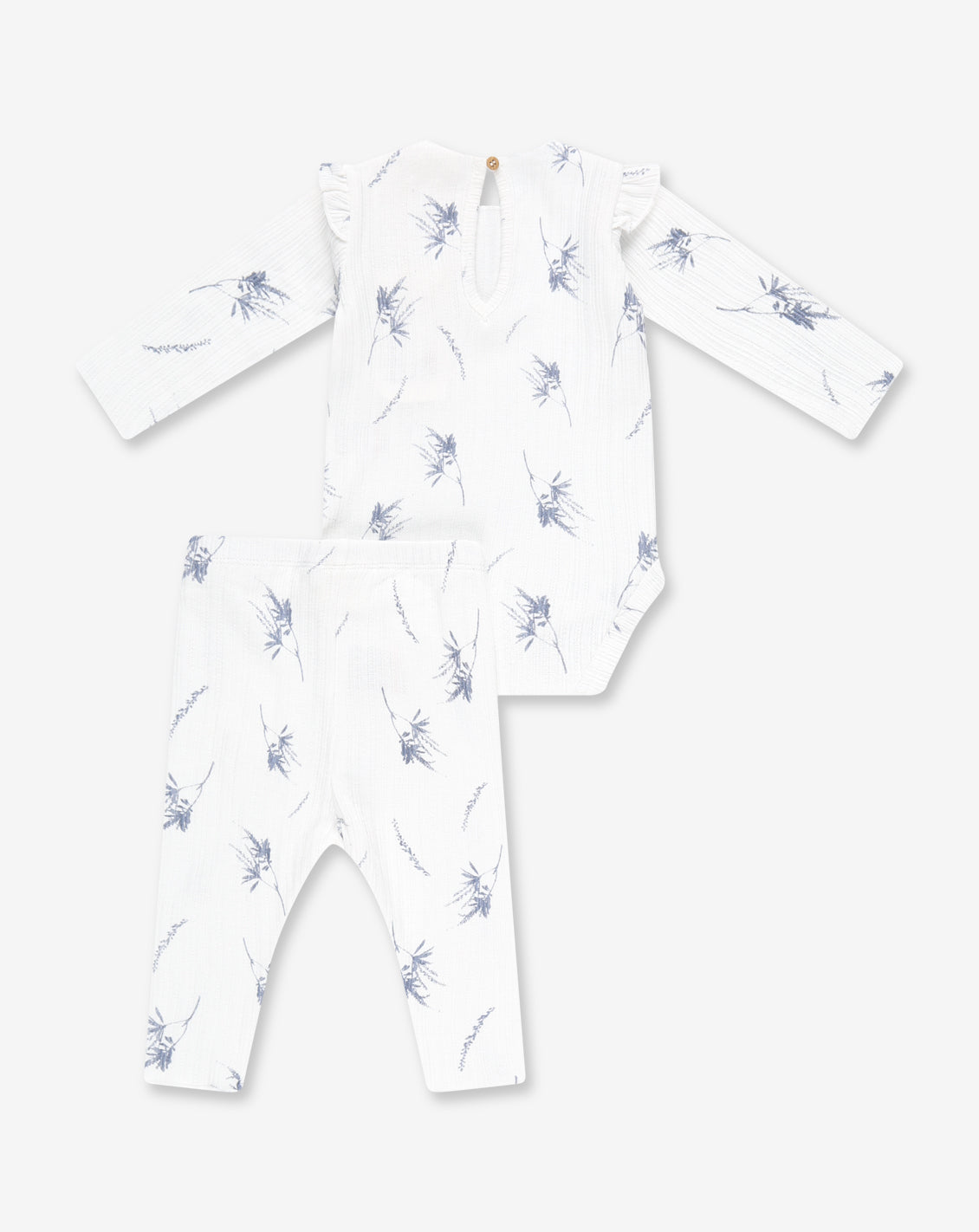 Textural Rib B.S & Tights Set A20