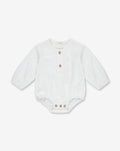Button-up Bodysuit Shirt 0-3 BR8