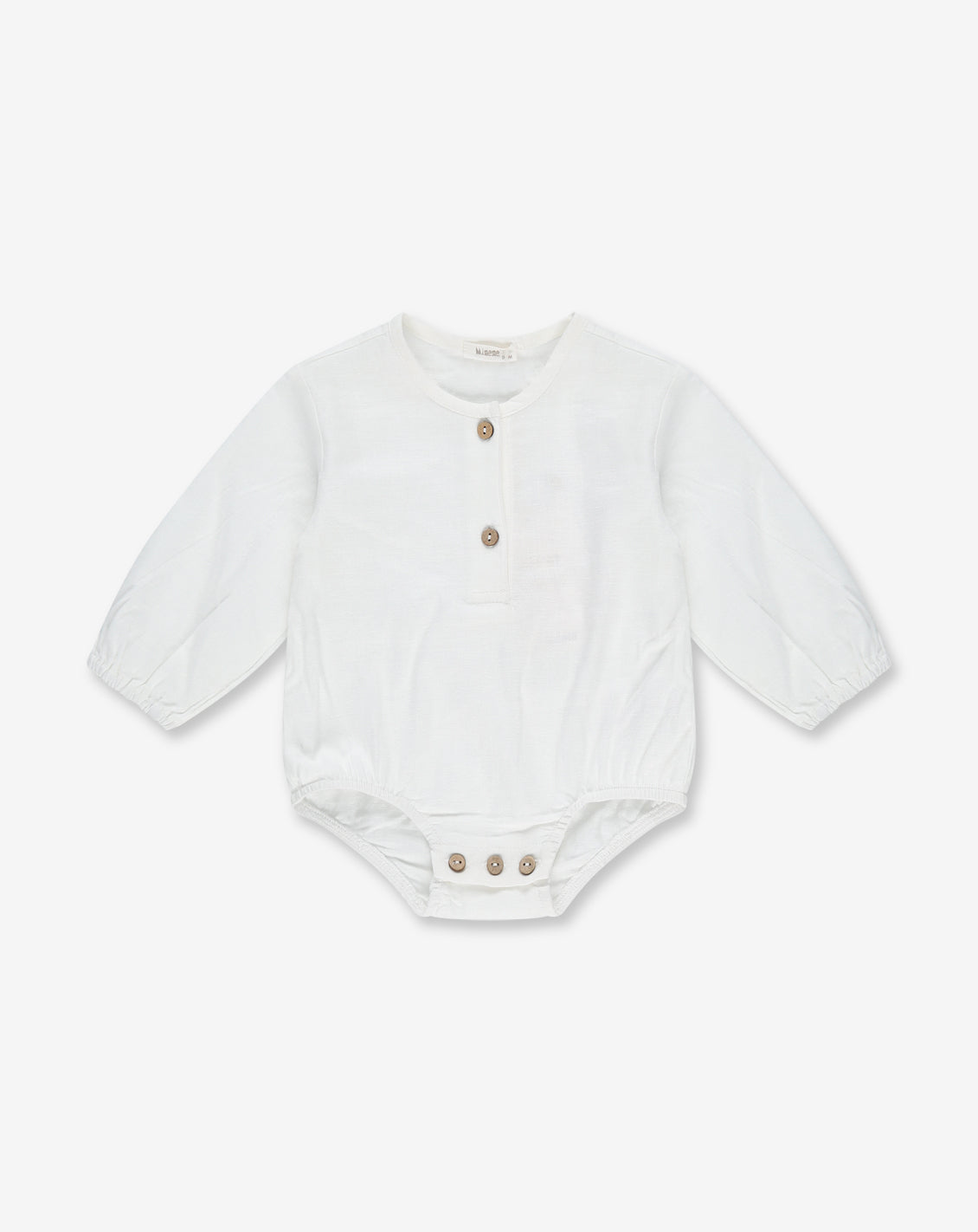 Button-up Bodysuit Shirt 0-3 BR8