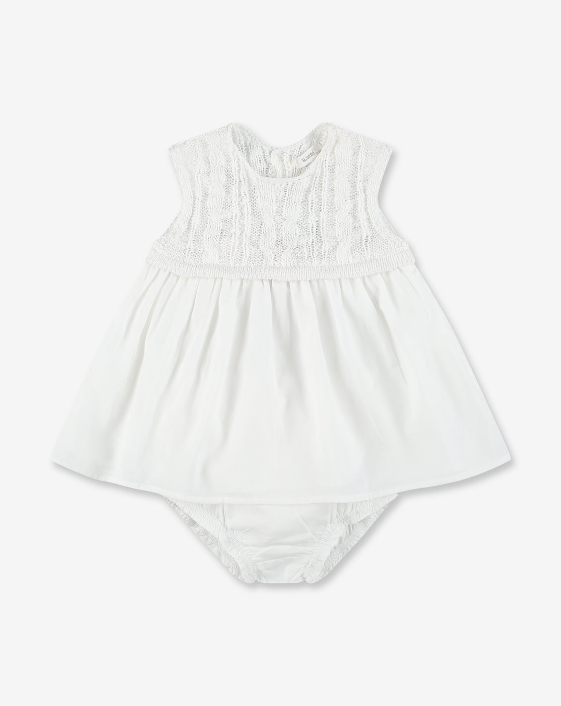 Baby Dress With Knit Top 0-3 BR37