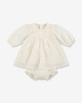 Woven Dress & Bloomers Set 0-3 BR46