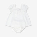 Crochet Ribbon Woven Dress & Bloomer H