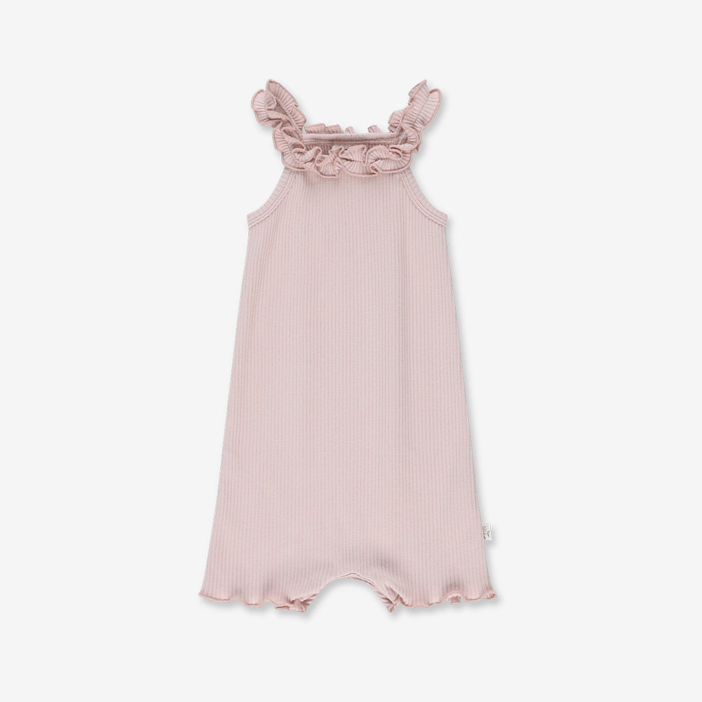 Baby Girl Rib Tank Overall RIB
