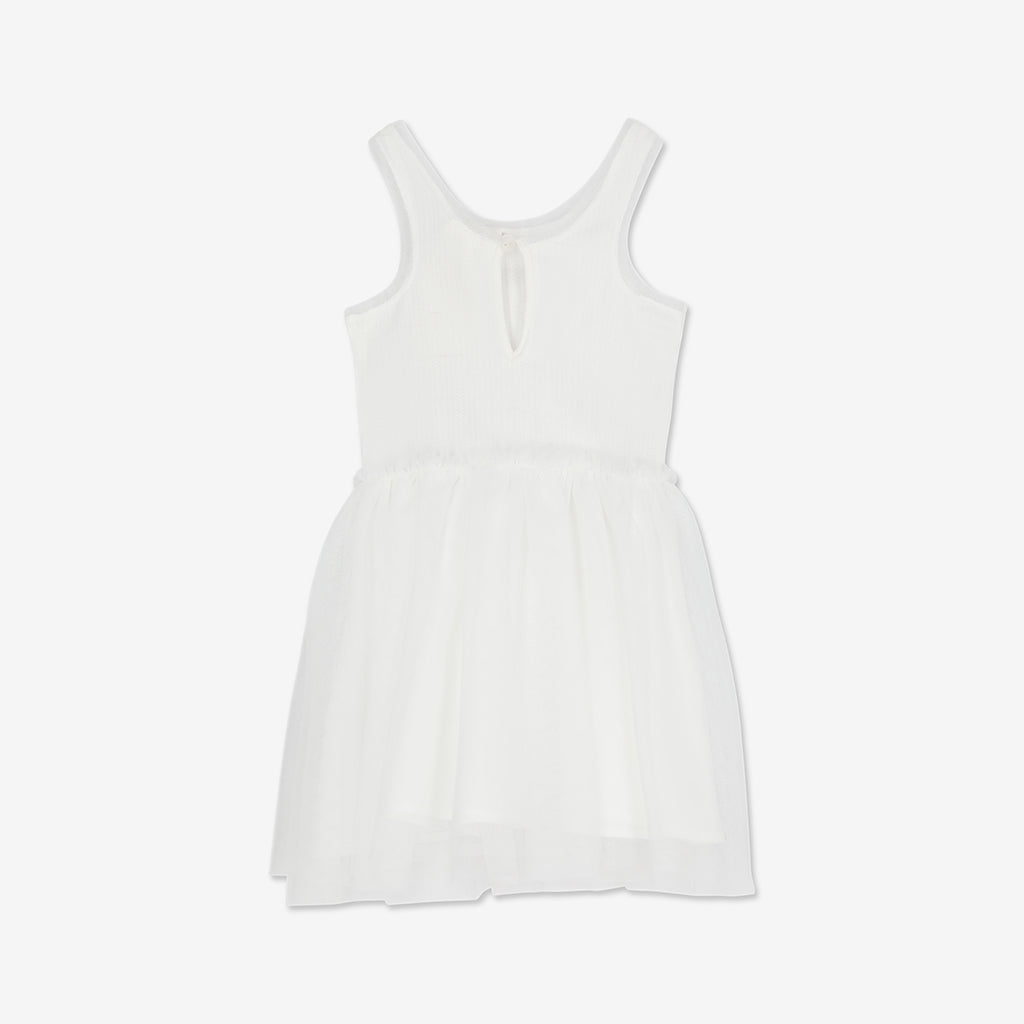 Sleeveless Tulle Dress H