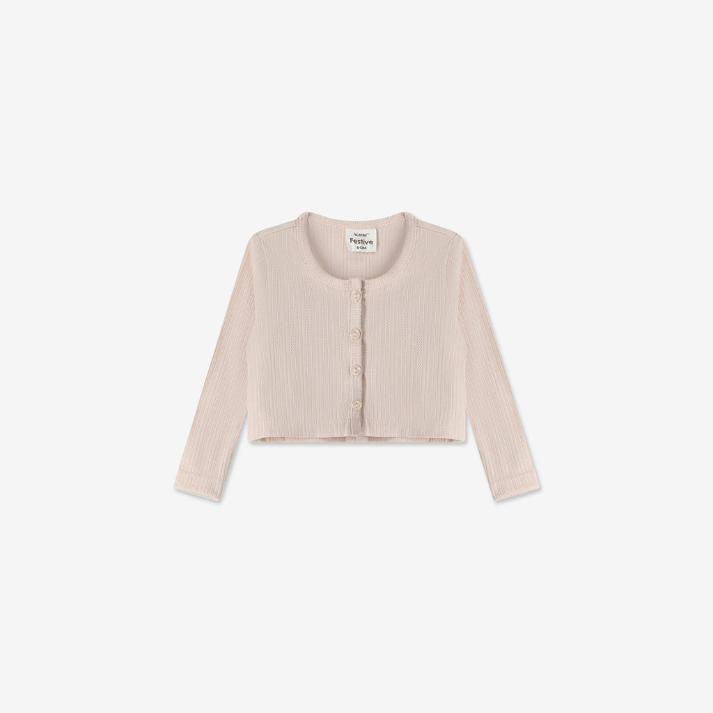 Pointelle Cardigan H
