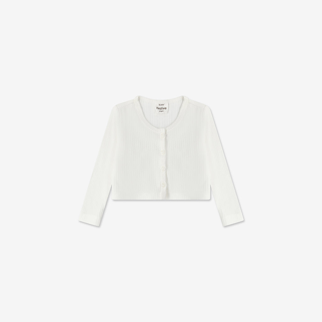 Pointelle Cardigan H