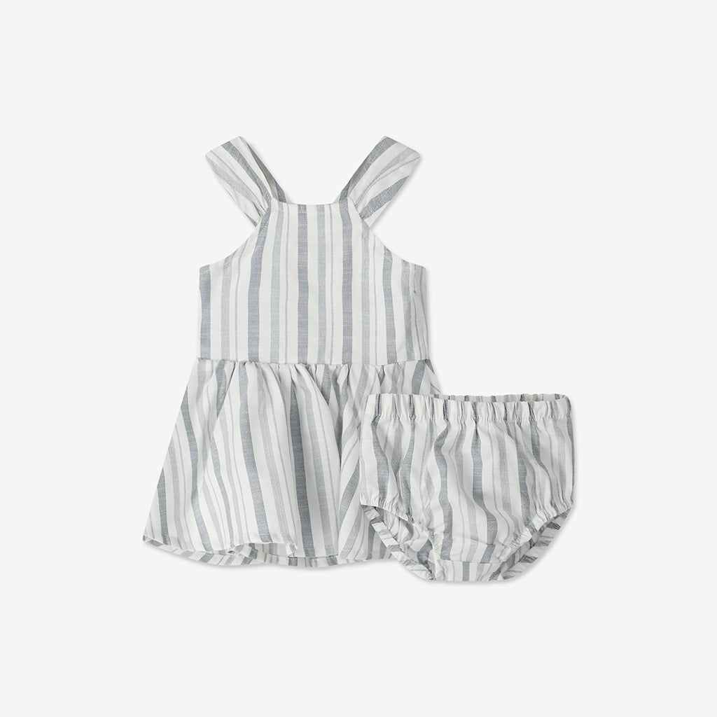 Cross Back Dress & Bloomers Set H