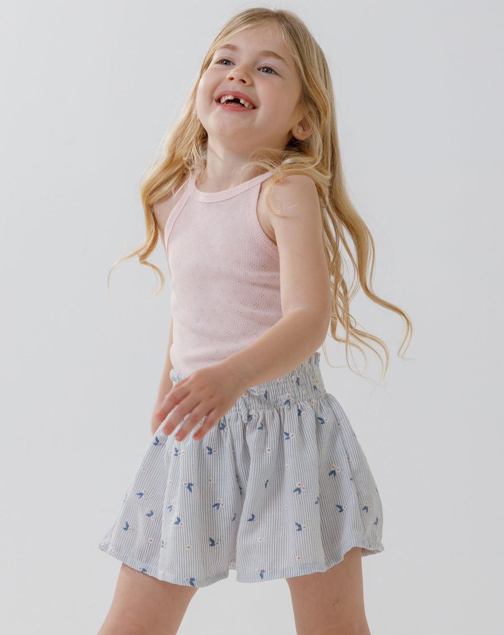 Collar Tank Top with Tied Back H
