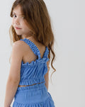 Cropped Woven Tank Top H