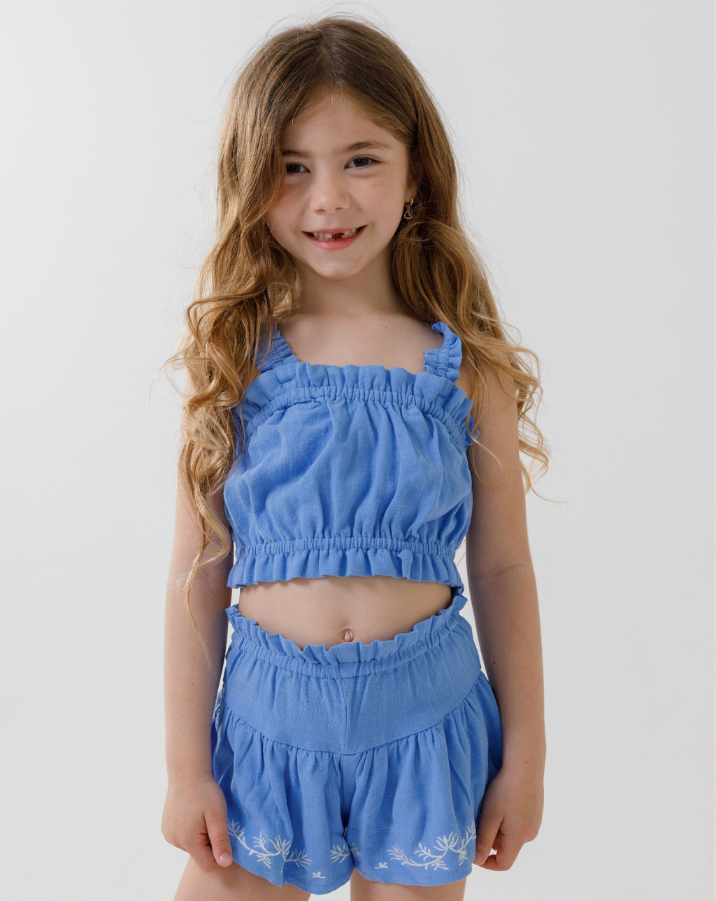 Cropped Woven Tank Top H
