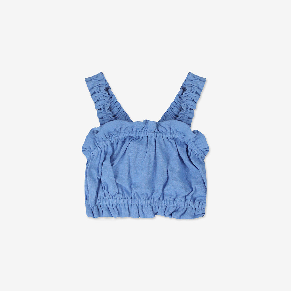 Cropped Woven Tank Top H