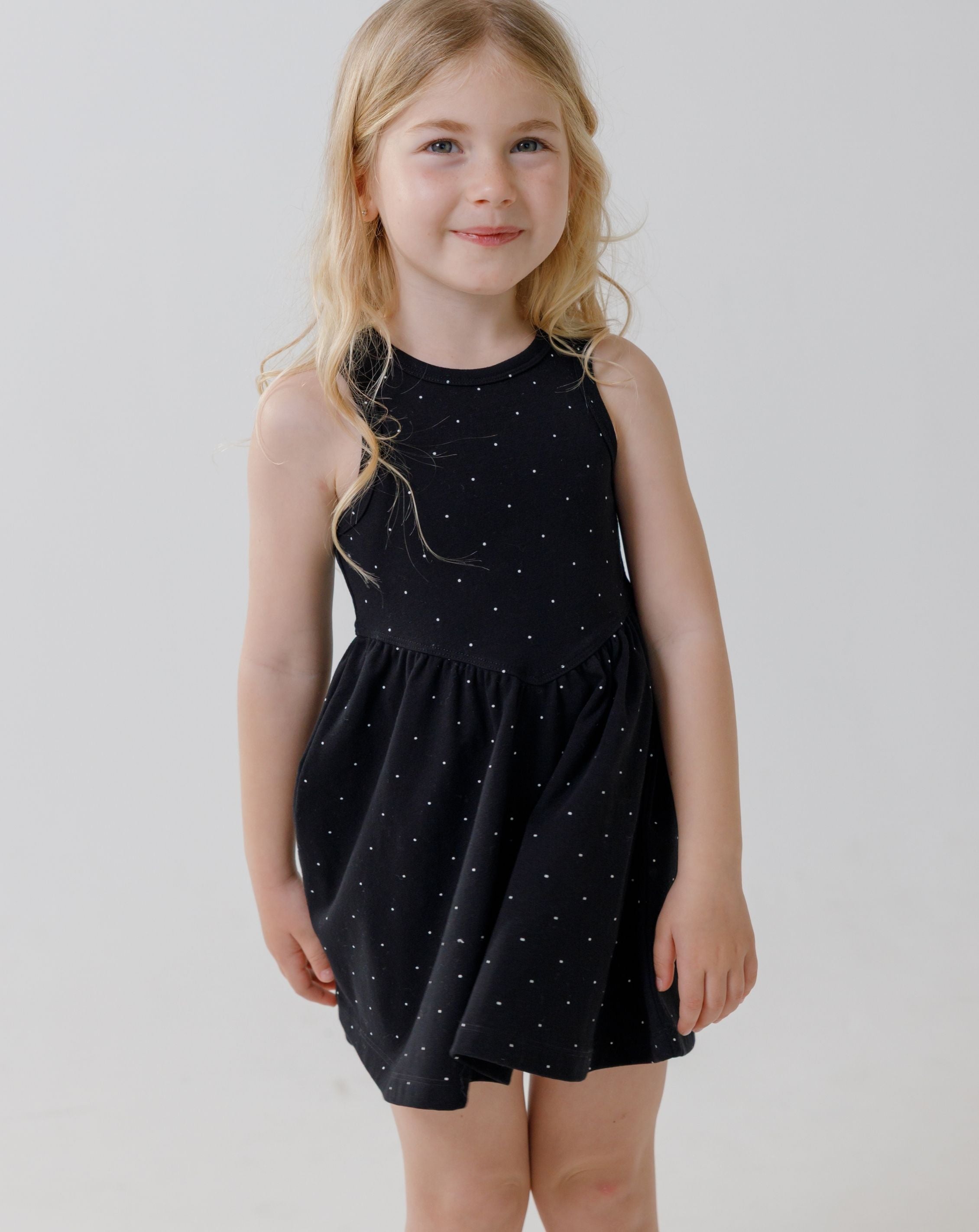 Ribbed Dres With Back Bows H