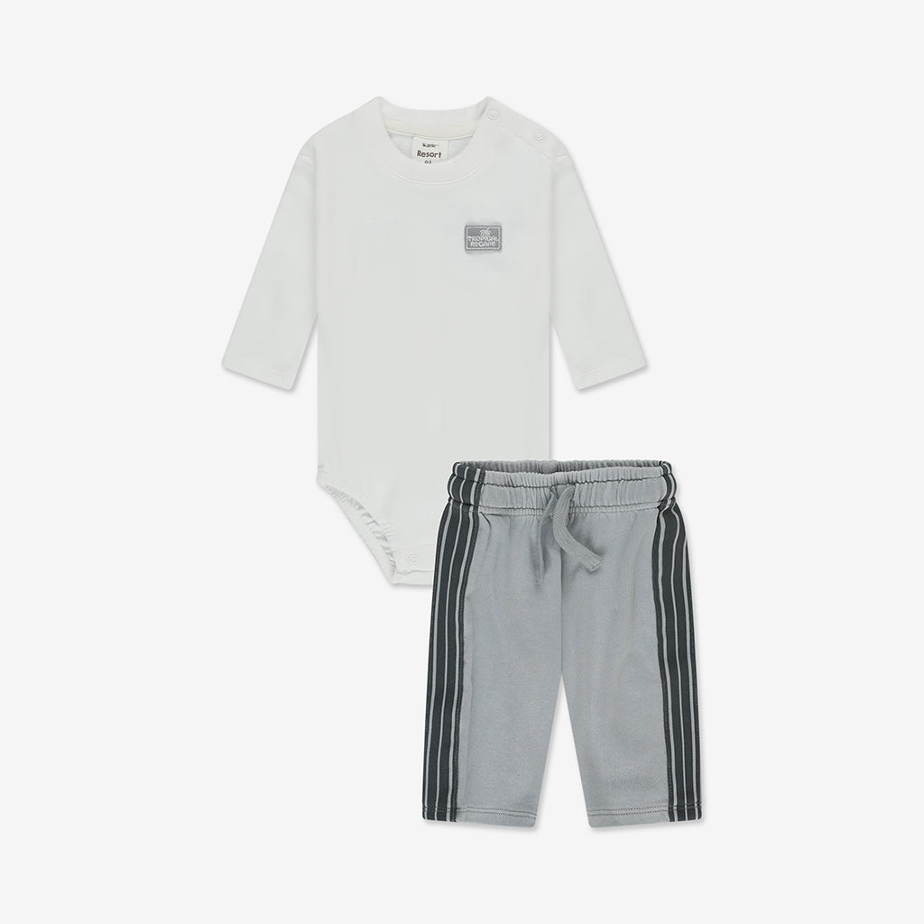 Bodysuit+ Washed Woven Short Pants Set NT - NT1a