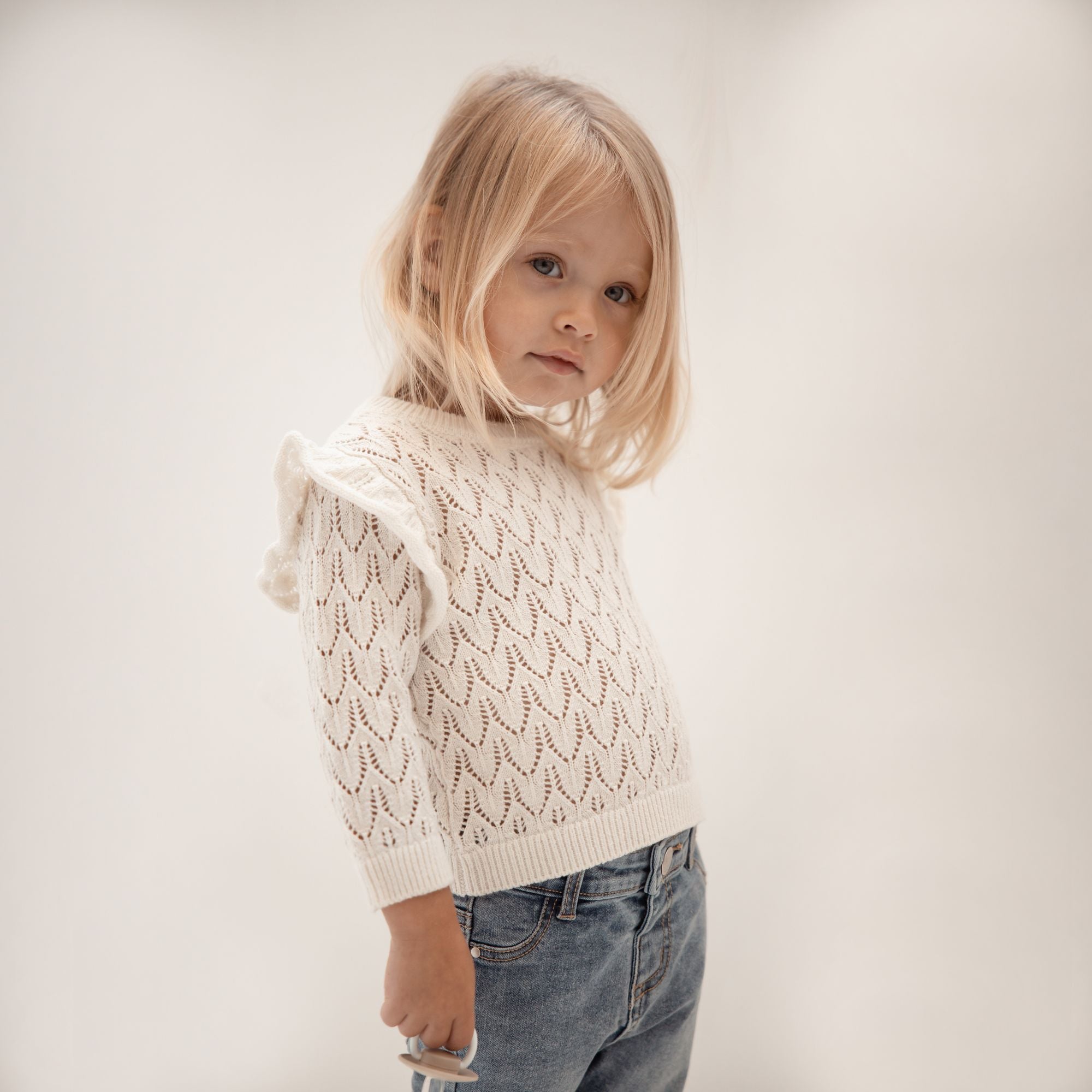 Sweater With Ruffles S12