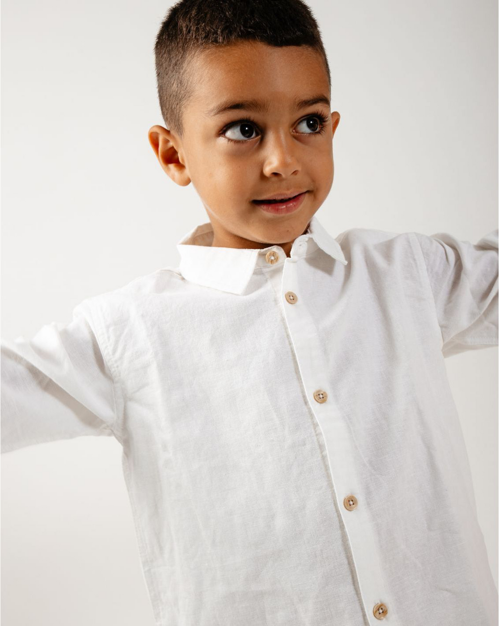 Button Woven Shirt WB3
