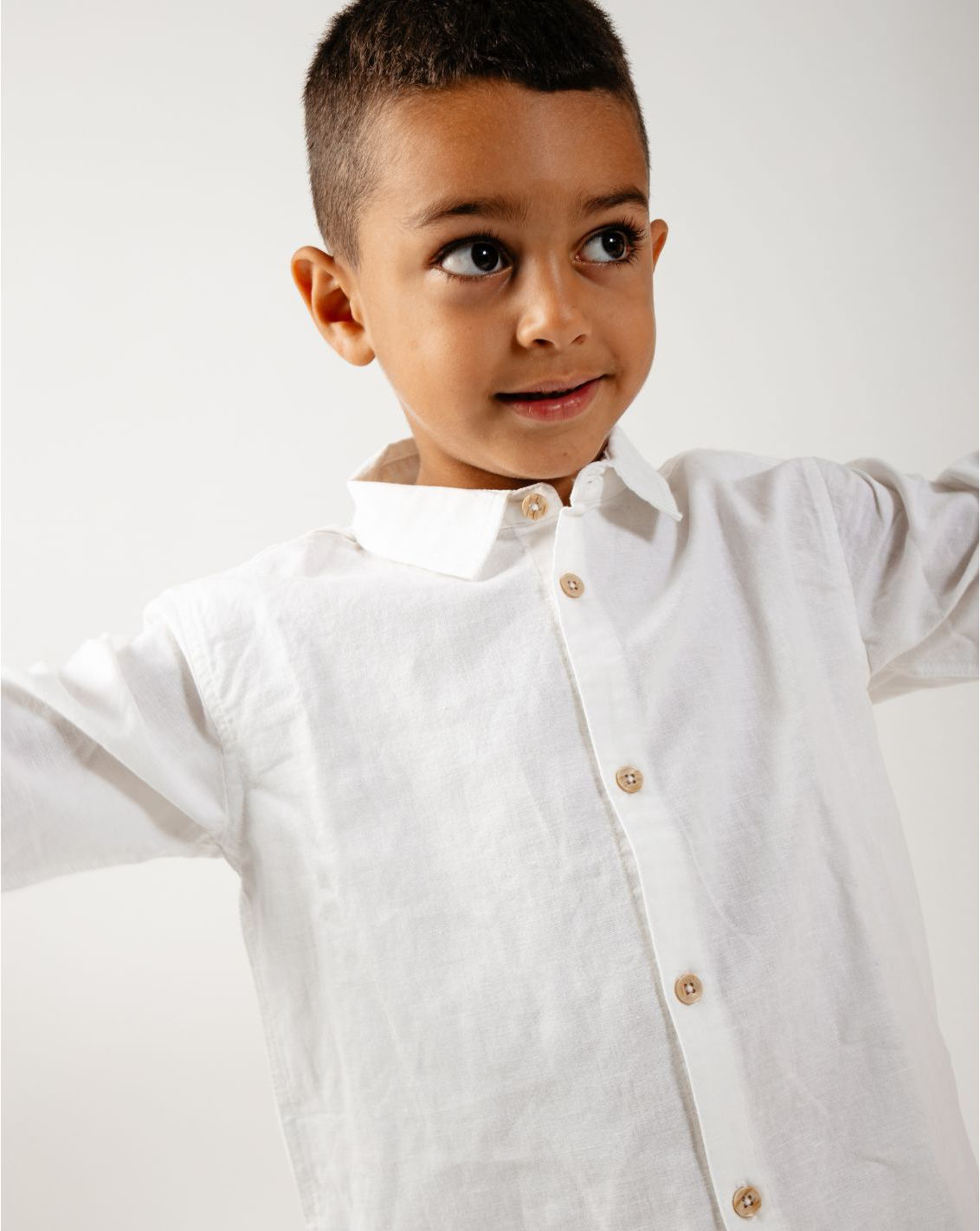Button Woven Shirt WB3