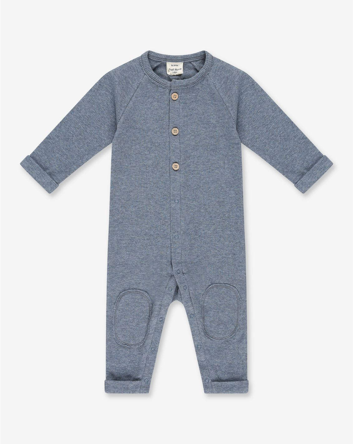 Pique Overall With Buttons PR2