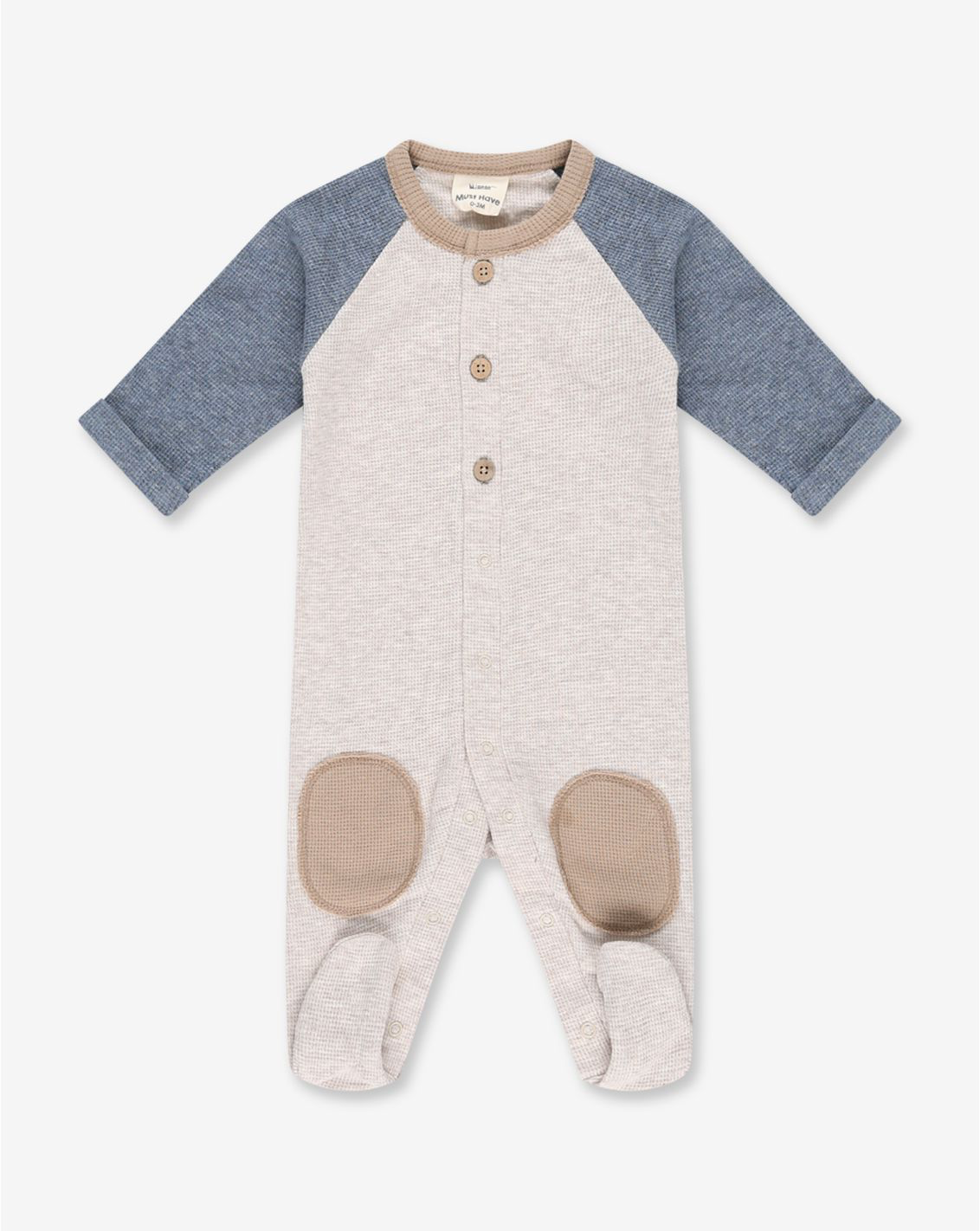 Pique Overall With Buttons PR2