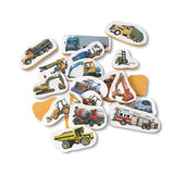 Tub Stickables - Trucks Soft Shapes Bath Toy
