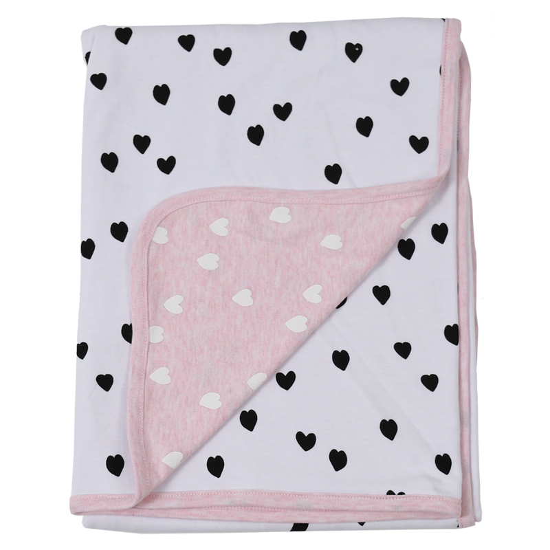 Pink Heart Gift Set For A Baby Girl