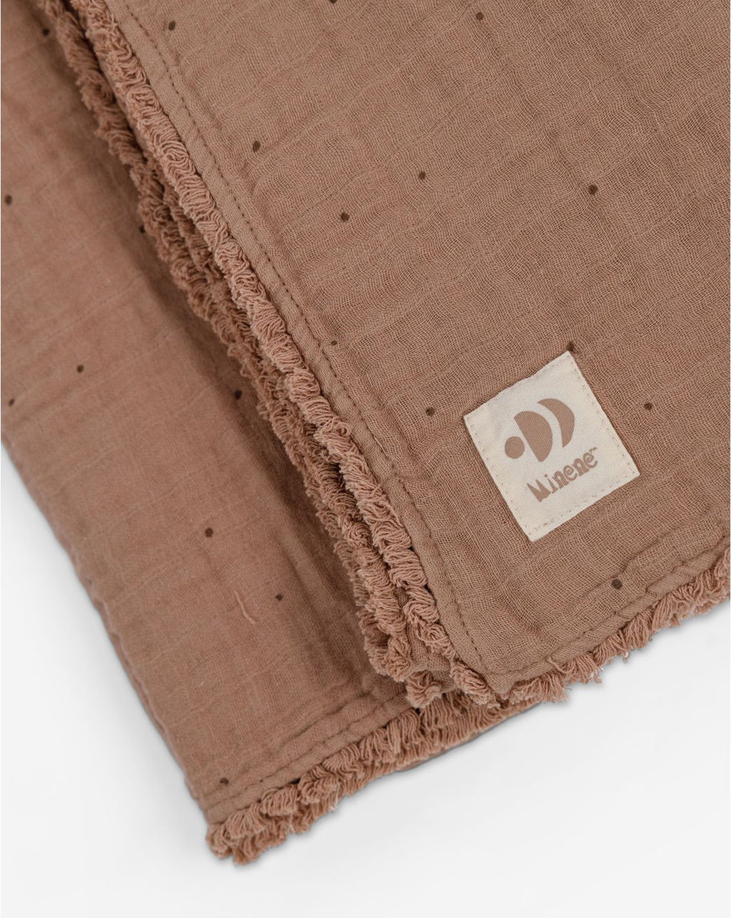 Large Muslin Blanket With Fringes 100*150cm