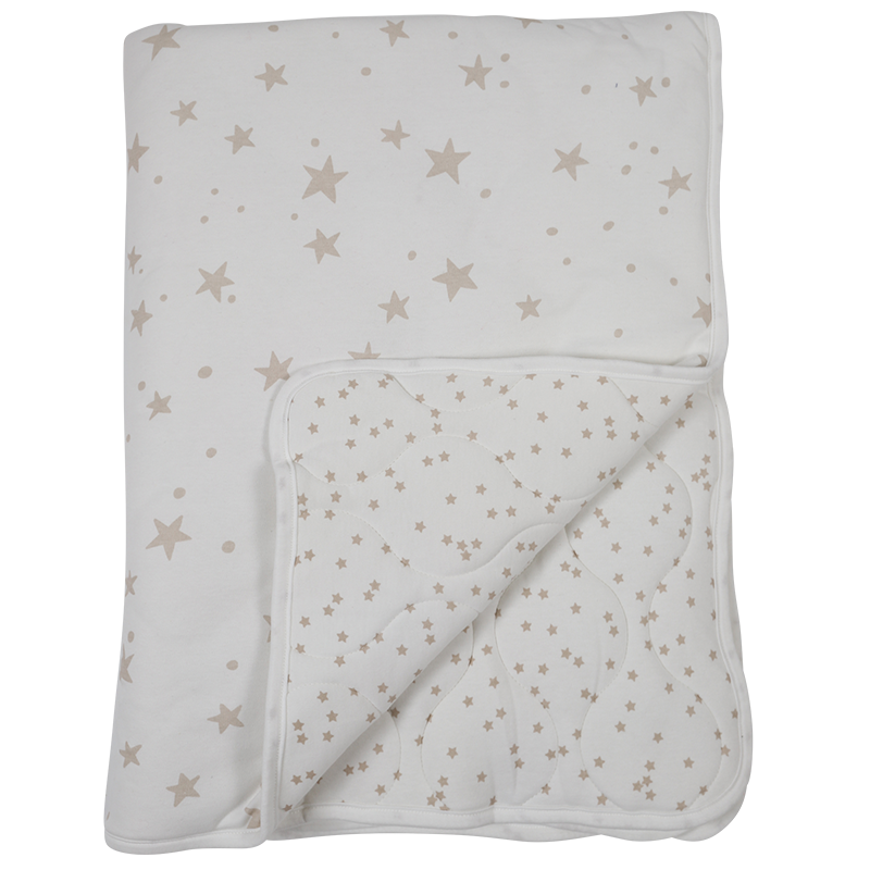 Baby Beige Star  Bedding Gift Basket