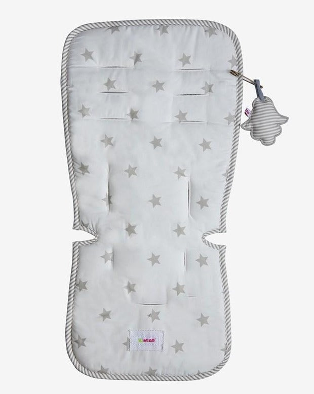 Reversible Pushchair & Car Seat Liner - Weave Cotton!
