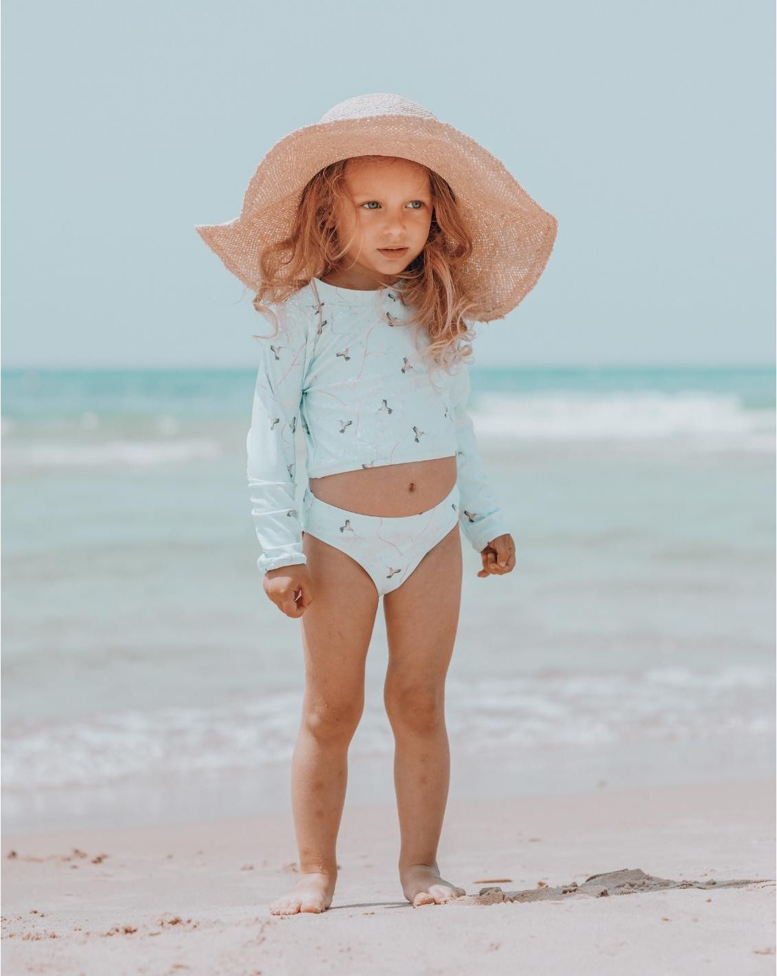 Swimsuit - Long Sleeves Shirt + Pantie