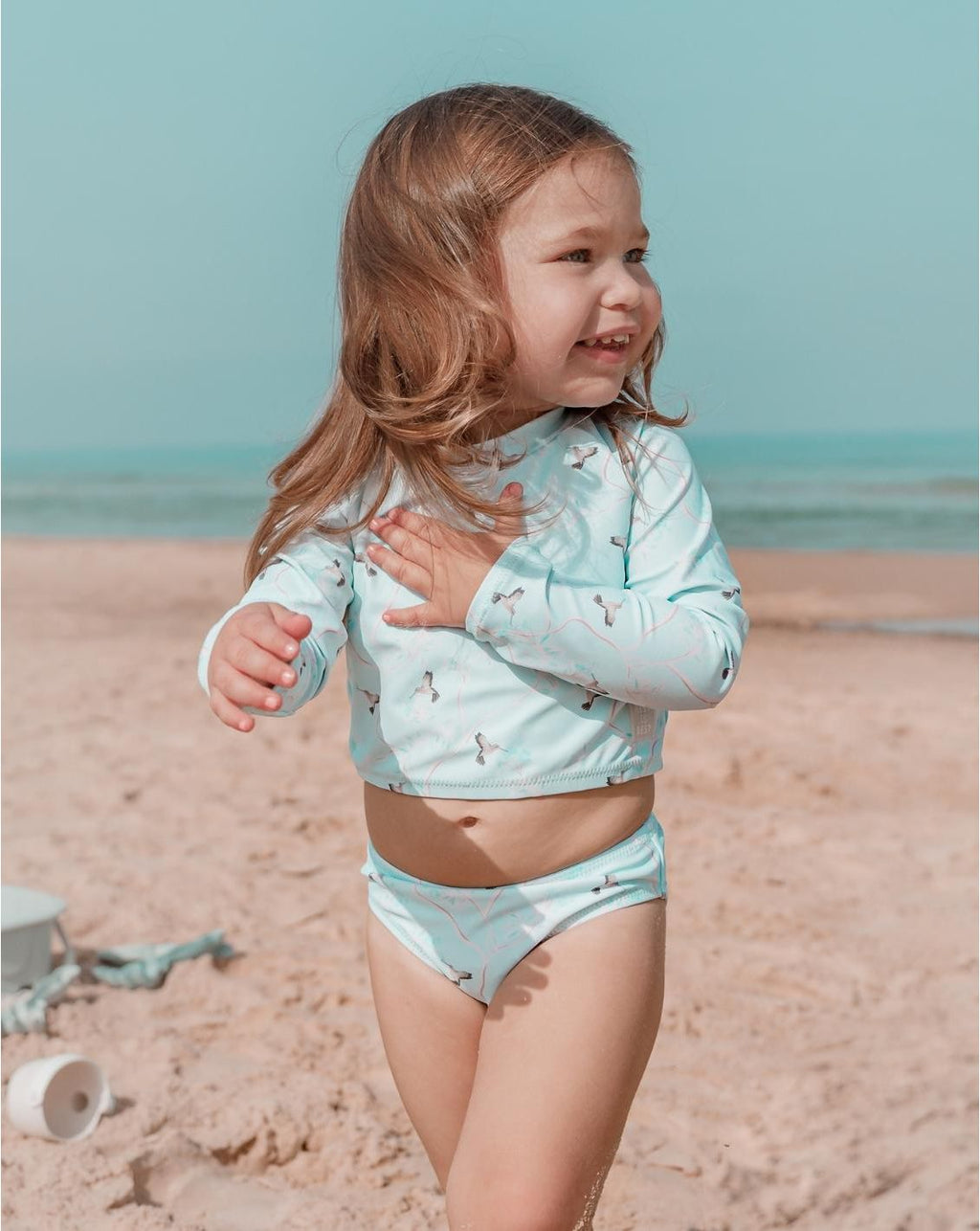 Swimsuit - Long Sleeves Shirt + Pantie