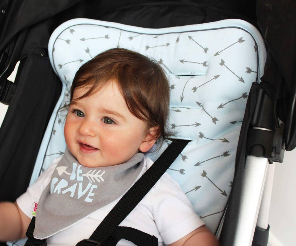 Reversible Pushchair & Car Seat Liner Set - Jersey Cotton!