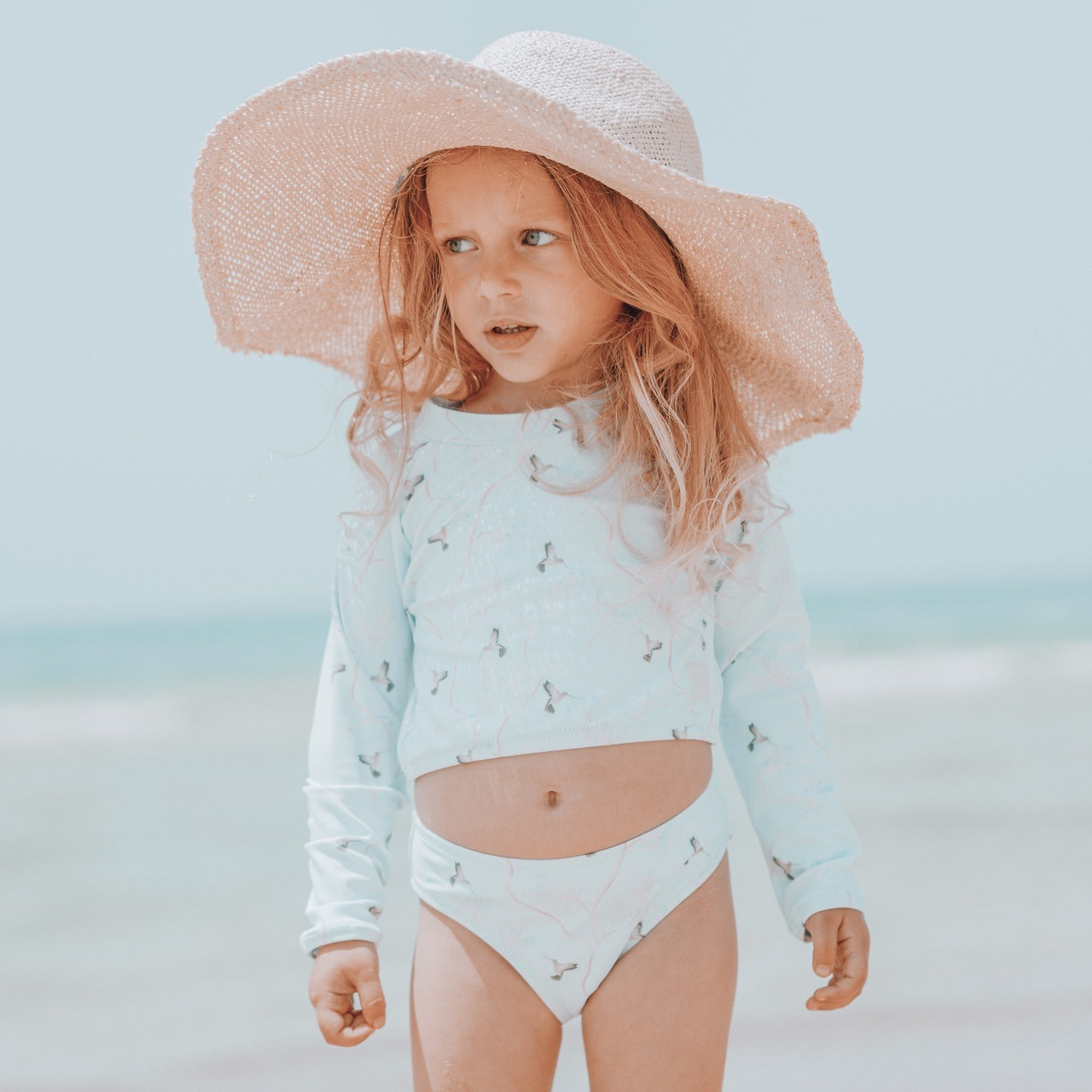 Swimsuit - Long Sleeves Shirt + Pantie