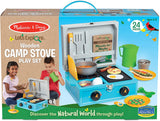 Melissa & Doug Let's Explore Wooden Camp Stove Play Set